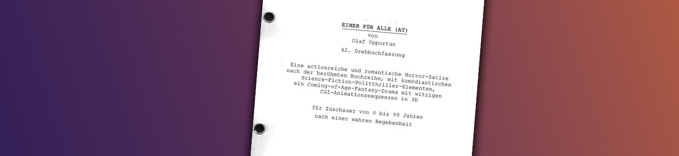 Das eierlegende Wollmilchscript